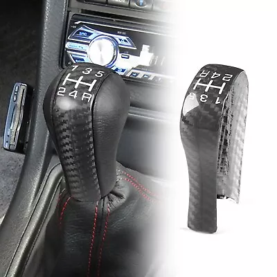 Black Car Interior Gear Shift Knob Cover Trim For NISSAN GTR R32 1989-94 R33 R34 • $29.96