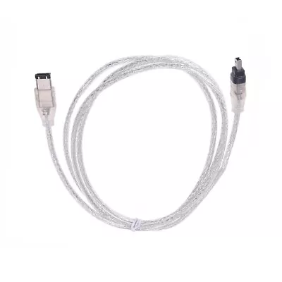 Firewire 400 Cable New IEEE 1394 Black 4 Pin To 6pin 4-6 Cord Wire Male To Male • $3.63