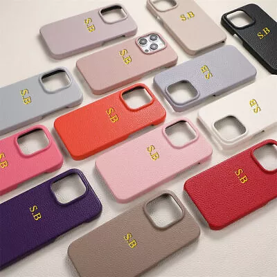 Leather Customized Case For IPhone 15 14 13 12 11 Pro Max 14 15 Plus MiNi Cover • $9.99