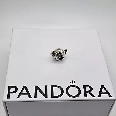 Genuine Pandora Enchanted Flower Teapot Charm ALE 925 #797065CZ • £20