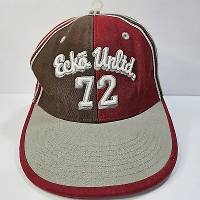 ECKO UNLTD Logo Hat Cap One Size 7 3/8 Red Green White • $11.85