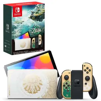 Nintendo Switch OLED Model The Legend Of Zelda Tears Of The Kingdom Edition Cons • $561.95