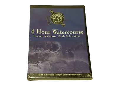 DVD  4 Hour Watercourse Beaver Raccoon Mink & Muskrats  By North American Prod. • $35.99