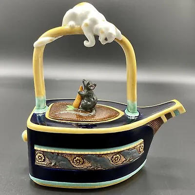 Minton Cat And Mouse Teapot  No 698/2500 1995 Limited Edition • $361.85