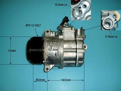 $687.93 • Buy AutoAir Aircon Compressor Genuine OE 14-0048 For Range Rover Lifetime Warranty