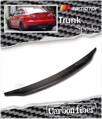 Ductbill Type Carbon Fibre Trunk Spoiler Wing Fits Mitsubishi Evolution X EVO 10 • $329.99