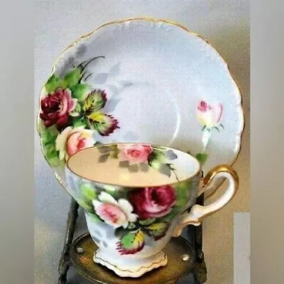 Made In Occupied Japan Collection Tea Cup Plate Set Hand Painted Antique • $100