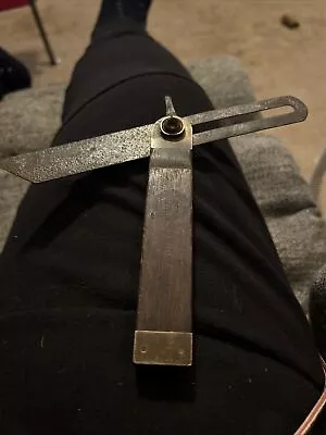 Vintage Wood/metal A. Diedesch Sliding T Bevel Old! • $10