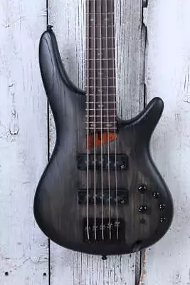 Ibanez SR605E 5 String Electric Bass Guitar Ash Body Black Stained Burst Finish • $849