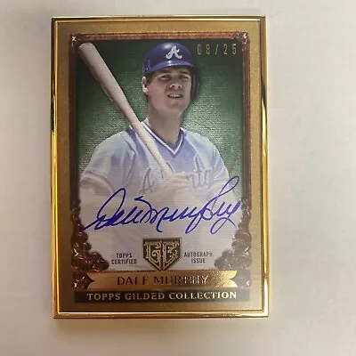 2023 Topps Gilded Dale Murphy Gold Frame Auto 8/25 • $95