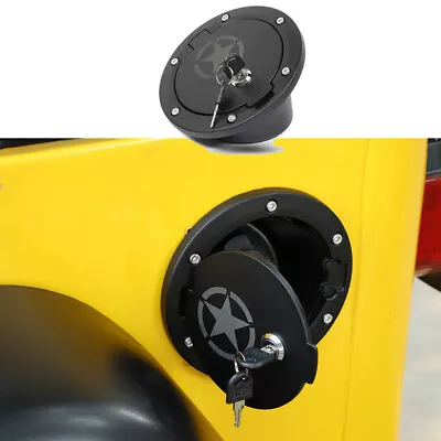 Fuel Filler Door Gas Cap Tank Cover Locking For Jeep Wrangler TJ 97-06 Pentagram • $23.99