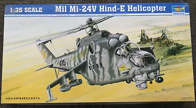 Trumpeter Mil Mi-24v Hind-E Helicopter 1/35 Scale Model 05103 • $59.49