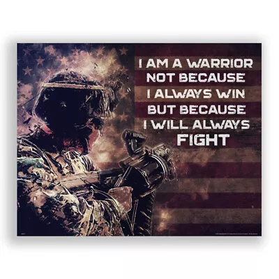 Military Motivational Poster Art Print 11x14 Army US Marines Infantry Airborne • $9.95