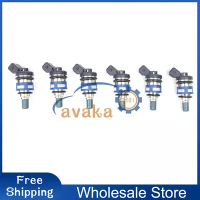 $140.50 • Buy 6 Pcs Fuel Injector 1660040P07 For Nissan Z32 300ZX 1989-1994 VG30DETT
