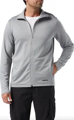 Musto Essential Men's Full Zip Sweater Grey Melange S New With Tag's RRP £70 • £45