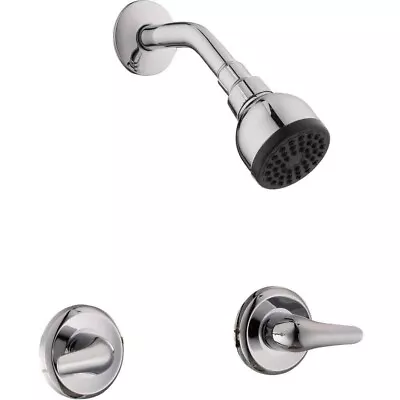 Glacier Bay Aragon Double Handle 1-Spray Shower Faucet 1.75 GPM Chrome 941 • $35