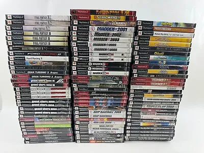 Sony PlayStation 2 PS2 Games With Cases Pick & Choose Huge Lot Selection! • $49.99