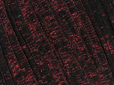 Ice NAMASTE GLITZ Yarn #80631 BLACK RED GLITTERING SPARKLING RIBBON 50 Grams • $11.99