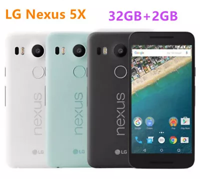 LG Nexus 5X H790 32GB+2GB 5.2   Fingerprint 4G Unlocked Smartphone- New Sealed • $69.99