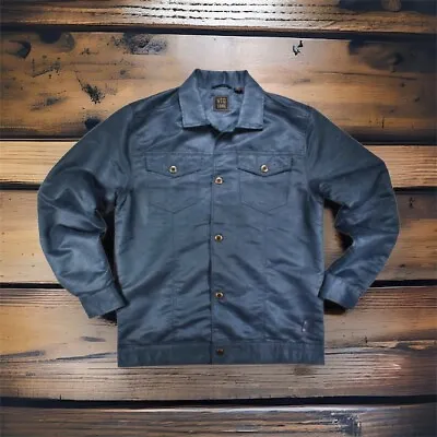 Vintage 1946 Brand Ultra Micro Suede Mens Shirt Jacket Layering Shacket Pockets • $38
