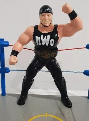 WCW Hollywood Hulk Hogan Wrestling Figure OSFTM Toymakers Mint WWE NWO With Belt • $100