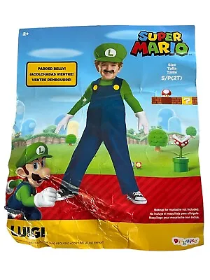 Disguise Nintendo Super Mario Luigi Costume Boys 2T Halloween Dress Up Pretend • $11.04