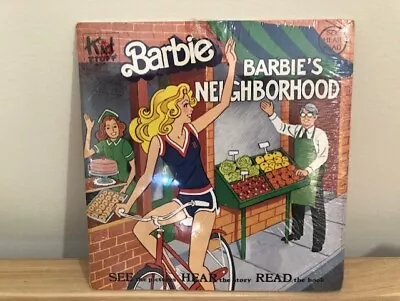 Vintage Barbie Record And Book  Barbie's Neighborhood  New And Unopened 1981 • $35