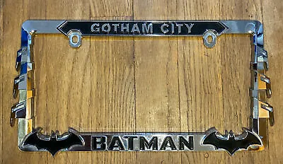 Batman Gotham City All Metal Embossed License Plate Frame • $20