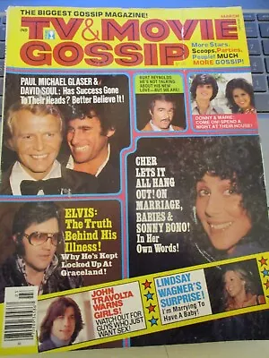 Cher Lindsay Wagner Donny Osmond - TV & Movie Gossip Magazine 1977 • £12.06