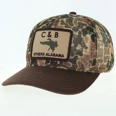 C&B Farm+Outdoors Legacy Meshy Trucker Duck Camo Mallard Patch Alabama Cap Hat • $22