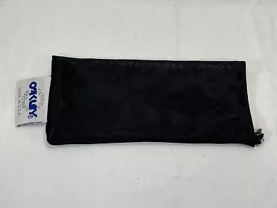 OAKLEY Genuine Software Black Clean Cloth Soft Pouch Bag EXCELLENT USED • $1