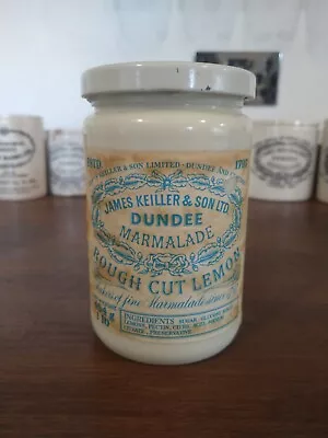 James Keiller & Son Rough Cut Lemon Dundee Marmalade Paper Label 1lb Lidded Jar • £19.99