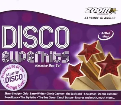 Gloria Gaynor : Zoom Karaoke - Disco Superhits Box Set - CD***NEW*** Great Value • £9.34