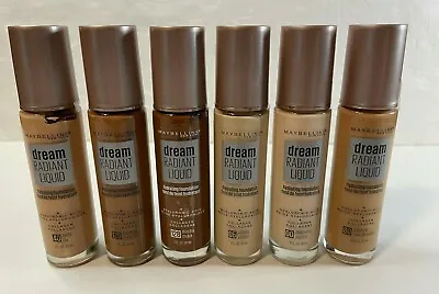 Maybelline Dream Radiant Liquid Hydrating Foundation New York 1 Oz Pick Color • $5.10