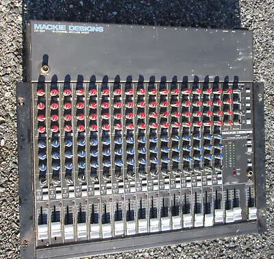 VINTAGE '90s Mackie CR1604-VLZ 16-Channel Mic / Line Mixer POWERS UP. UNTESTED • $84.99