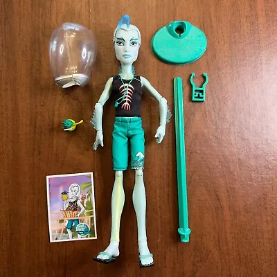 2011 Mattel Monster High Skull Shores Gil Webber Doll 100% Cmplt Mt- • $1.25