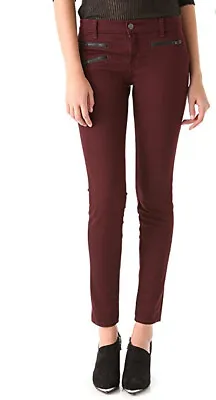  J BRAND Womens Jeans Zoey Skinny Fit Maroon Size 26W 821O241  • $90.88