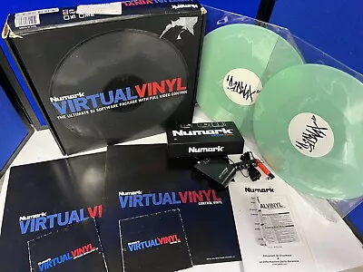 NUMARK Virtual Vinyl DJ Software Package W Installation Cd And Control Lps READ • $121.50