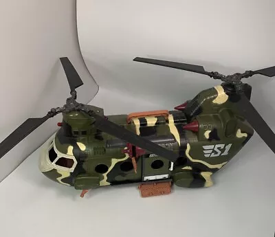 Toys R Us True Heroes Sentinel 1 Military Freedom Force Helicopter W/ Vehicle • $49.99