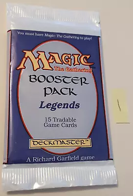 1994 MTG ~ Legends Booster Pack ~ Vintage And Sealed! • $799.95