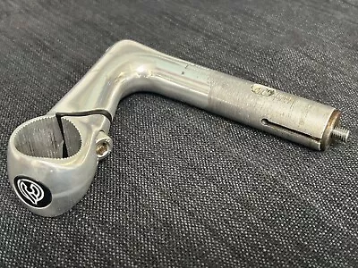 Vintage 80s Cinelli XA 1  Quill Stem 95mm 26.4 ø Silver Cone Road Bike Eroica • $43.99