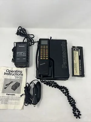 Vintage Rare Panasonic Wide Band Mobile Telephone EF-6110EA  Powers On Charger • $72.85