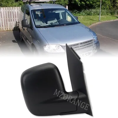$83.12 • Buy For VW Caddy Mk3 2004-2015 Side Mirror Manual Folding Black Passenger Side Right