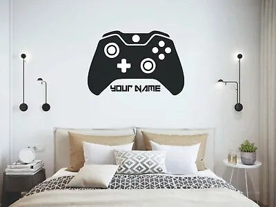 £15.99 • Buy Personalised Xbox Controller Gamer Wall Art Sticker, Childrens Bedroom XXL