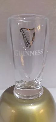 Rare 3.25  Guinness Mini Beer Glass Shot Glass Embossed Harp • $24.99