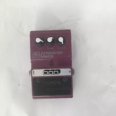 Vintage DOD FX56 American Metal Distortion Guitar Effect Pedal USA • $25