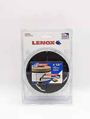 Lenox 4-1/8 In. Hole Saw Speed Slot Bi-Metal Non-Arbored For Metal/Wood 2060593 • $13.60