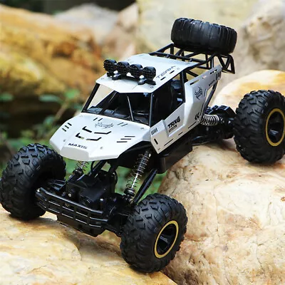 XL Large Remote Control RC Cars Big Wheel Car Monster Truck 4WD Kid Toy Electric • £30.95