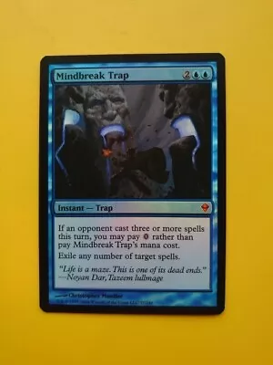 MTG Card.  Mindbreak Trap. FOIL Zendikar.  Instant Trap Mythic. Hard To Find. Gc • $373.52