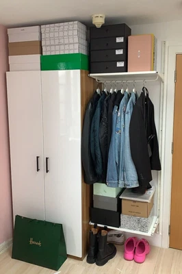 £50 • Buy IKEA ALGOT Shelves And Brackets WARDROBE 196x100x38